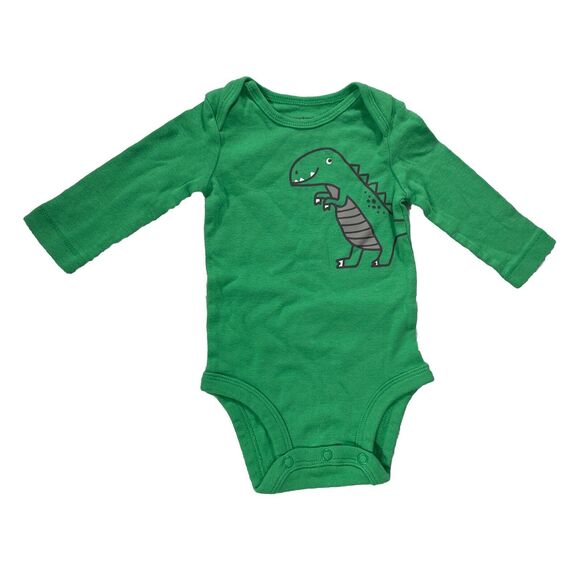 Lot of 4 Baby Boys 3M Carters Hoodie, Bodysuit, Shirt & Footless Multicolor - Picture 6 of 10